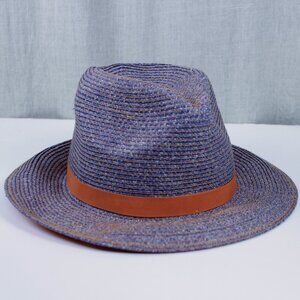 Filippo Catarzi Summer Hat in Blue and Orange Made in Italy